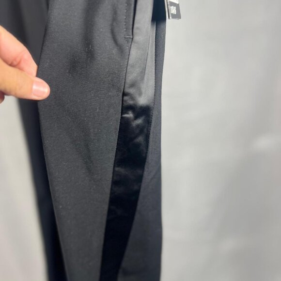 NWT H&M Slim Fit Coupe Etroite Tuxedo Pants in Black - Size 36R - Picture 5 of 11